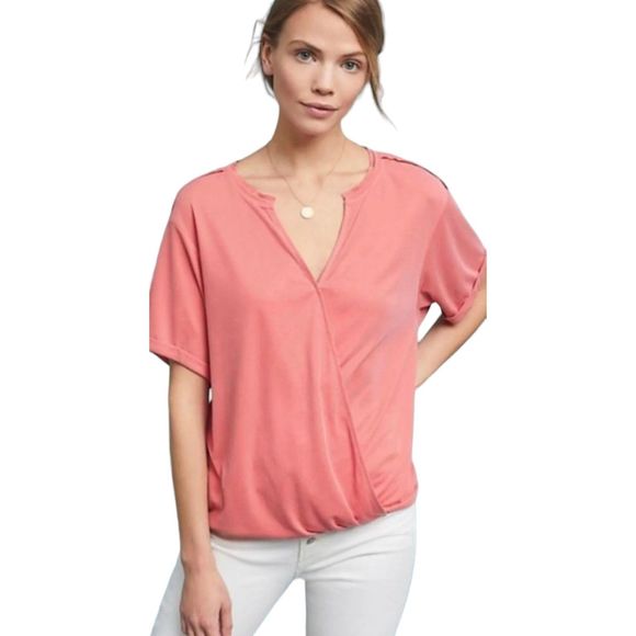 NWT Anthropologie SaturdaySunday Amy Surplice Top - Picture 1 of 5